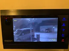 TMEZON Tuya App portero automático para hogar sistema inalámbrico WiFi inteligente timbre de Video de IP 1080P 7 pulgadas con 1x1080P con cable de la puerta teléfono cámara