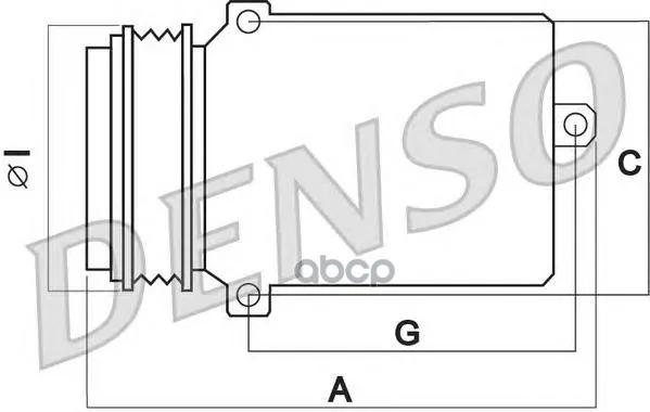 Компрессор Кондиционера Denso арт. DCP05078