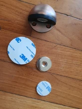 Door-Stopper Non-Punching-Sticker Rubber Stainless-Steel Magnetic NAIERDI Hidden Floor-Mounted