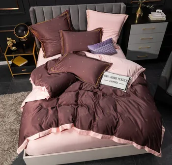 

Bed linen satin royal Tencel ts008 duo family