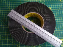 Tira de esponja de goma negra de 1mm, 3mm, 5mm de espesor, cinta adhesiva impermeable de un solo lado, tira de sellado anticolisión para ventana y puerta