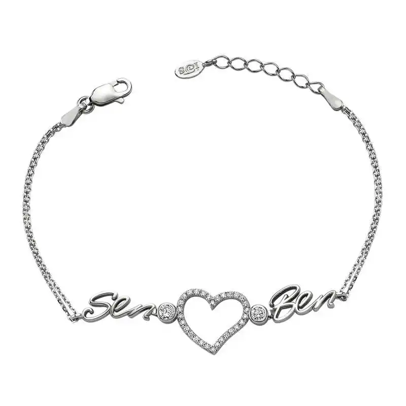 

Sterling silver Heart I Women 'S Bracelet