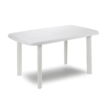 

OVAL TABLE WHITE COLOR 137X85X72CM