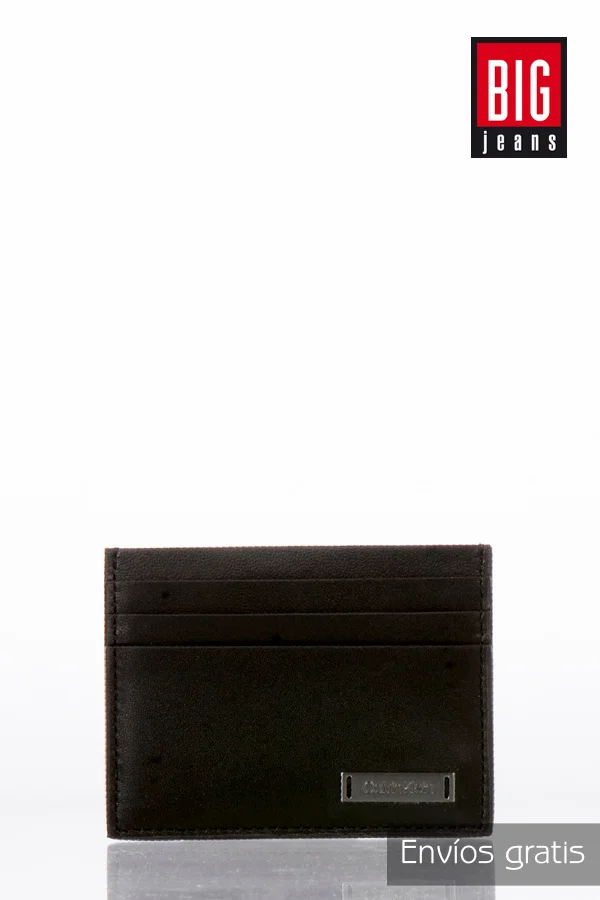 Calvin Klein wallet Casual K50K504304 Smooth W Plaque 001 Card Black
