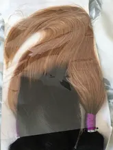 Bobbi Collection-mechones con cierre de encaje, cabello humano Remy, tejido liso, barato, negro, marrón, Rubio degradado, 200 g/set, 3 uds.