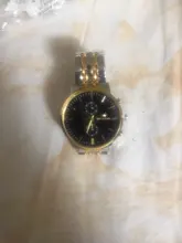 ORLANDO-reloj de cuarzo para hombre, cronógrafo de pulsera de acero inoxidable chapado en oro y plata, a la moda, nuevo, envío directo