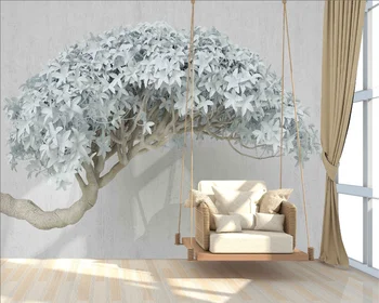 

3D photo wallpaper. Three-dimensional tree. Any size. Fast shipping to Russia.