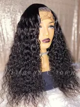 Pelo de la princesa de la onda de agua 3 mechones con cierre Remy extensiones de cabello humano mechones con cierre brasileño extensiones de pelo ondulado mechones con cierre