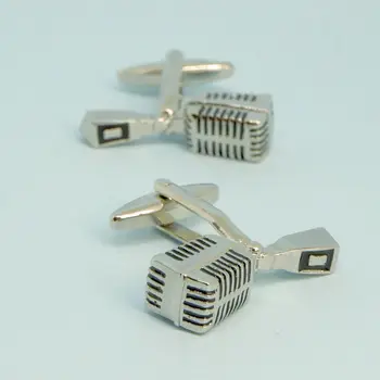 

Cufflinks jewelry retro microphone (51887)
