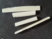Acoustic-Guitar Saddle-And-Nut Bone-Bridge 6-String Real-Bone of 4pcs Made New 2sets