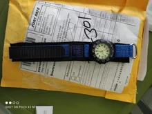 Girando bisel chico de cuarzo relojes de correas de Nylon niños lindo reloj Dial giratorio número árabe