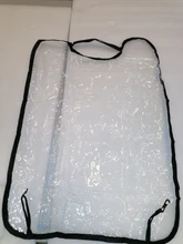 Cubierta protectora de respaldo para asiento de coche, cubierta transparente de limpieza, antipatadas, accesorios de piezas de coche