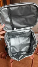 Tomule térmica almuerzo bolsa para las mujeres de los hombres, bolsas de moda Picnic portátil bolsas impermeable estuche de aislamiento térmico negro