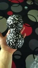 Pelota de miofascia EPP Lacrosse, Bola de masaje de cacahuete de alta densidad, ligera, Fitness, masaje de Fascia corporal, Yoga, ejercicio para aliviar el dolor