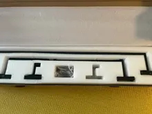 Robe Hook Paper-Holder Towel Rail-Bar-Rack Bar-Shelf Bathroom-Hardware-Set Tissue Black