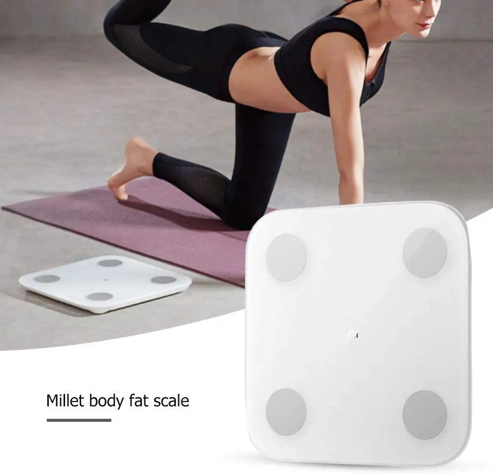 Baratos Xiaomi Mi Scale 2 Mi fat sacle 2 Báscula Inteligente Bluetooth Blanco Bioimpedancia Medidar IMC con aplicacion xiaomi mi fit