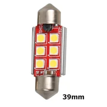 Автомобильная светодиодная лампа 30-30-6 39мм(Красный