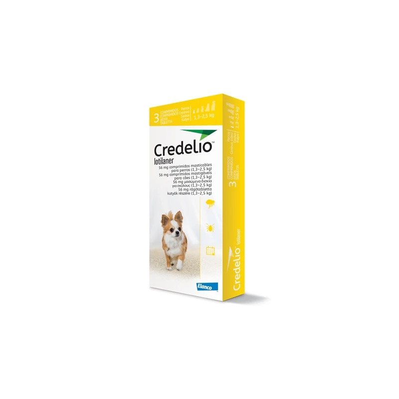 Credelio 3 comprimidos masticables para perros ELANCO