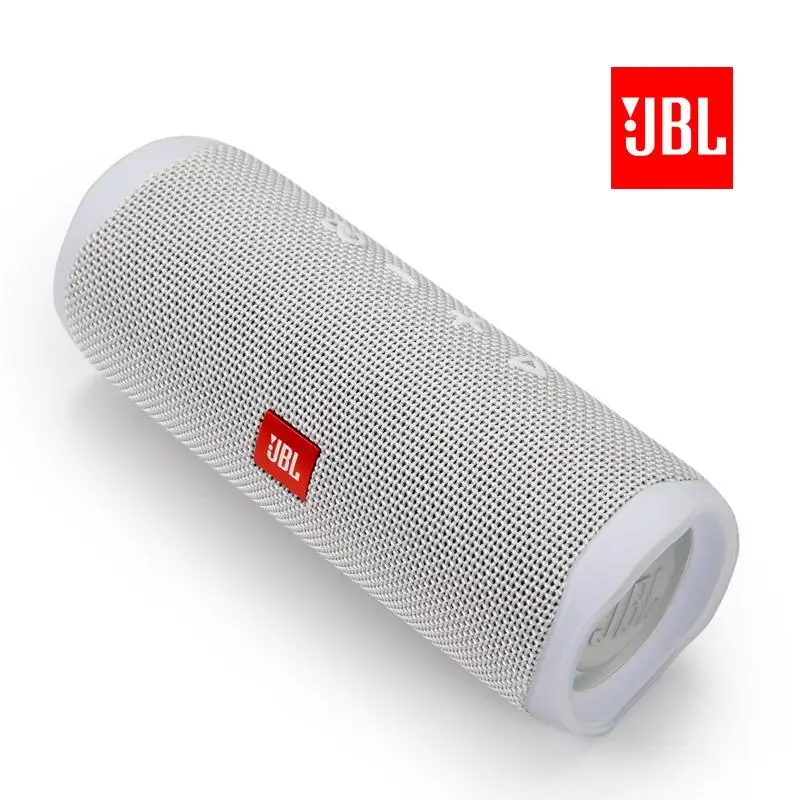 Белый JBL Flip 5 Bluetooth динамик Flip5 Мини Портативный водонепроницаемый беспроводной BT динамик бас стерео музыка Наружная часть для путешествий - Цвет: Белый