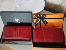 Cartera de cuero genuino para mujer, billetera de mano, monedero femenino de lujo, tarjetero Rfid, práctico para pasaporte, bolsas para teléfono