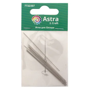 

Xq268 needle for beads 5,5 cm, D 0,5mm, 10 PCs, Astra