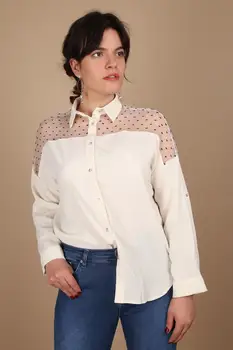 

Women one pieces Of Gauze Print Shirt
