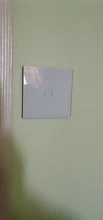Interruptor táctil con Panel de cristal blanco, AC220V,1/2/3 entradas, 1 vía, para pared, EU/UK