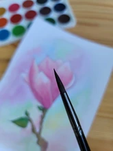 Uds.-pincel de pintura de pelo de ardilla, pinceles para pintar, pinceles para pintar, pinceles artísticos de acuarela para dibujar, suministros de arte