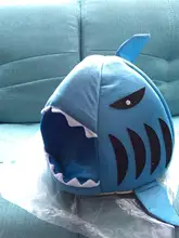 Puppy-House Dogs-Tent Shark Small Dog Large Pet-Product Cat Bed for High-Quality Cotton