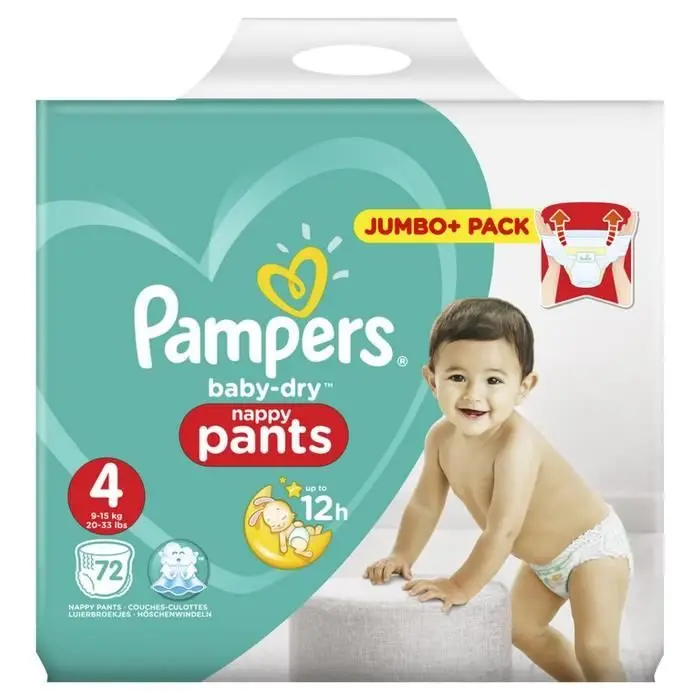 pampers baby dry pants size 4