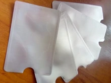 Uds de plata Anti Rfid titular de la tarjeta NFC bloqueo lector Identificación de bloqueo de tarjetero para tarjetas bancarias protección caso Metal tarjeta de crédito CASO DE ALUMINIO