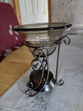 Horno de aromas de hierro Vintage con forma de ciervo, 6 tipos, estante para horno + bandeja para vela de cristal, soporte de aceite esencial para dormitorio, Hotel y oficina