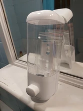 Container-Bottle Soap-Dispenser Sanitizer-Shampoo Shower-Gel Wall-Mounted Bathroom 500ML