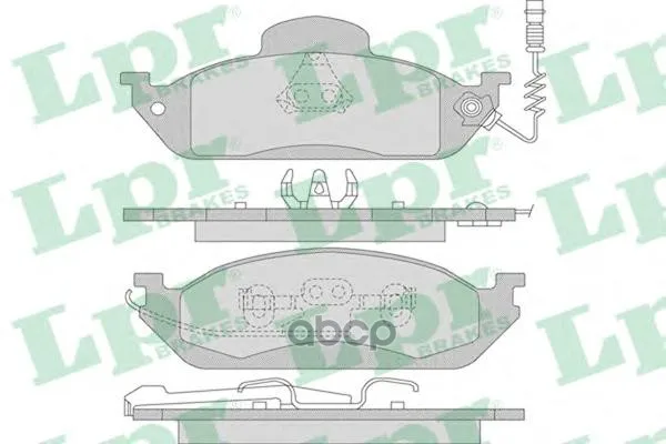 Колодки Тормозные Mercedes W163 Ml230-Ml430 Передние Lpr 05p983 Lpr арт. 05P983