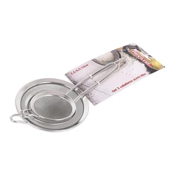 

Set of Privilege strainers stainless steel (3 Uds)