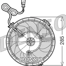 Вентилятор охлаждения Audi A4 95-01/A6/A8 94-01 DENSO DER02005
