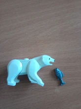 Animales de bloqueo para niños, traje de escorpión, oso, Tigre, tiburón, caballo, juguetes de bloques de construcción, Compatible con animales de bloqueo, regalos