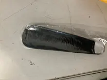 Cuernos de zapatos profesionales de 1-2 uds. De 16cm, calzador tipo cuchara de plástico negro, levantador de zapatos, Slips robustos y flexibles de 10cm