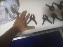 Abrazaderas de resorte de carpintería 2/3/4/6 pulgadas Herramientas de bricolaje plástico Nylon Toggle Clamp For Woodwork Spring Clip Photo Studio