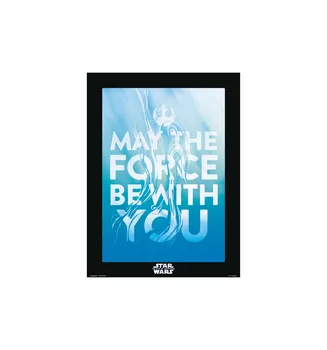 

PRINT 30X40 CM STAR WARS Episode IX MAY THE FORCE BE WITH YOU