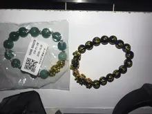 Pulsera de Feng Shui con cuentas de obsidiana, pulsera negra con abalorios de piedra obsidiana, con símbolo de Pixiu, pulsera de la buena suerte, para hombres y mujeres