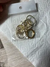 8 unids/set de Anillos geométricos huecas redondas bohemias para mujer, anillo abierto cruzado, anillo de dedo nudillo, joyería