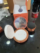 Esponja de crema CC correctora, base hidratante con cabeza de seta, 12ML, maquillaje Natural BB Cream