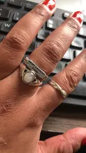 Anillos abiertos con letras de Metal para hombres y mujeres, joyería de fiesta, Punk, Vintage, Inglés