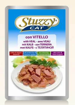 

Stuzzycat canned food for cats with veal 100gr 24 PCs