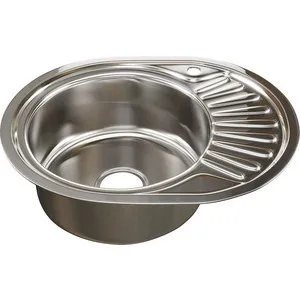 

Kitchen sink mixline mortise 45x57 with siphon, stainless steel 0,6mm (4630030632177)