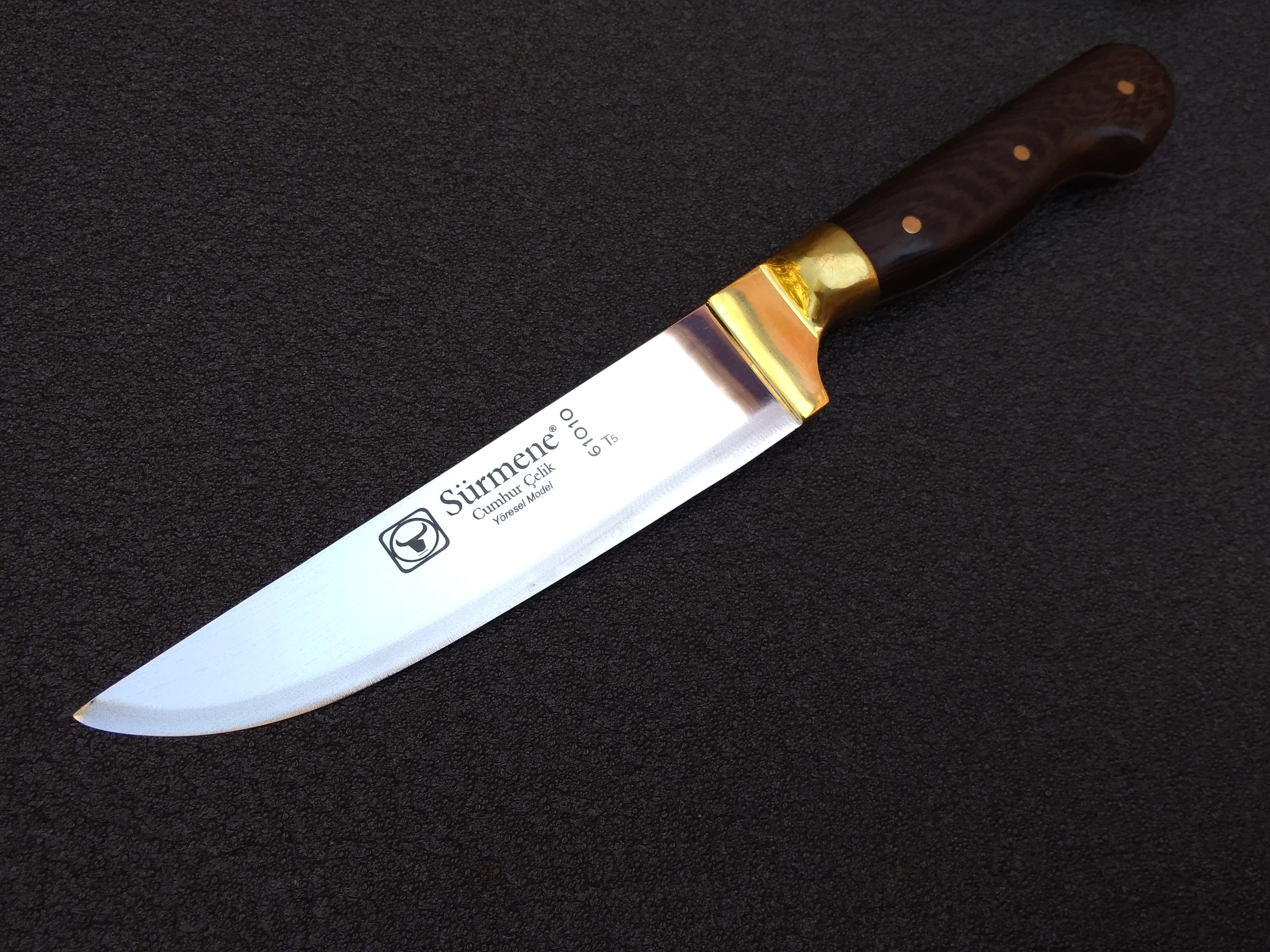Surmene Cumhur Handmade Kitchen Knives Set Sharp Meat Cutter Wenge Wooden Handle Full Steel 1 Class Qualit Knife Turkish Made Kitchen Knives Aliexpress