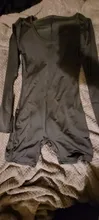 FQLWL-mono Sexy de manga larga para mujer, trajes de una pieza para mujer, mono ajustado marrón, negro y blanco para mujer, Otoño e Invierno