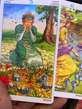 Cartas de oráculo del Tarot para mujeres y niñas, juego de mesa