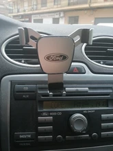 Soporte Universal de teléfono para coche, soporte con forma de tira de gravedad de rotación de 360 grados para Ford Focus 2 3 4 Mk2 Mk3 Mk4 Mk5 Mk7 Ranger